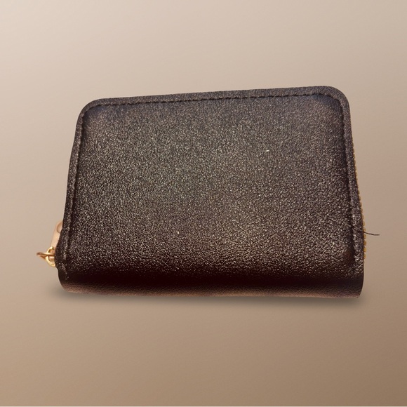 Hand Crafted Diamond Art Cat Design Credit Card Wallet - Picture 2 of 3